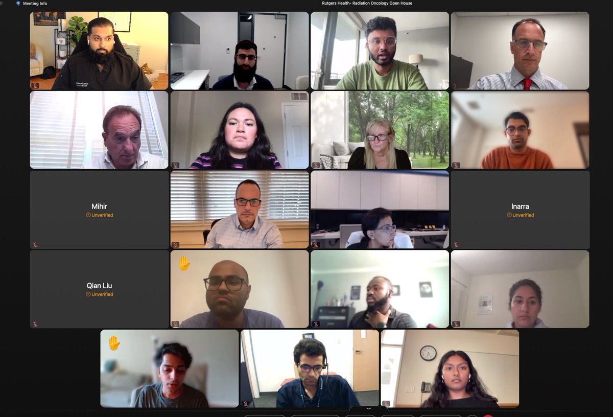 RU_RadOnc's tweet image. Our open house was a success! Thanks to all who joined, and please reach out if there are any lingering questions!