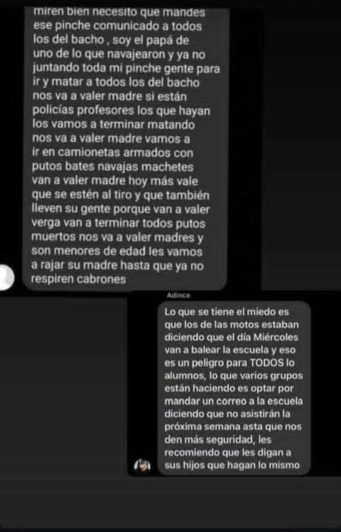 NarvarteVecinos's tweet photo. Ayer estuvo circulando en chats de la colonia y en grupos escolares del Bachilleres 20 el mensaje qué compartimos a continuación. Solicitamos el apoyo de @UCS_GCDMX y de la @BJAlcaldia con el fin de salvaguardar a los estudiantes y a los vecinos @En_laDelValle
@LuisMendozaBJ https://t.co/6m4Qw8QS6r