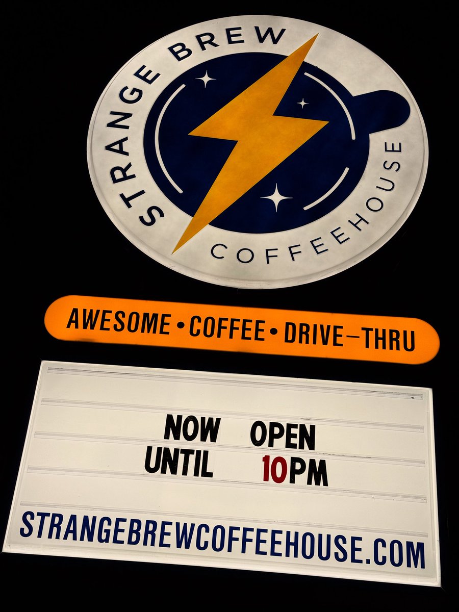 StrangeBrewBam's tweet photo. Northport! Need some late night Brew? We’ve got you. 💙☕️ https://t.co/JDE5RknfIb