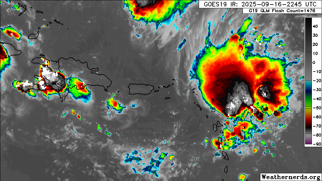 🚨Atento🚨
Una activa onda tropical al este de las islas Vírgenes, estará incrementando los acumulados de lluvias con tormenta eléctricas y ráfagas de vientos sobre el país, desde mañana en la noche…
🚨 Mantenerse informado con las alertas del COE 🚨