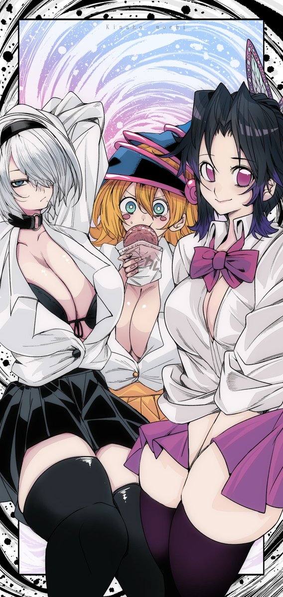 omochi_DB's tweet image. 🤨😳😊