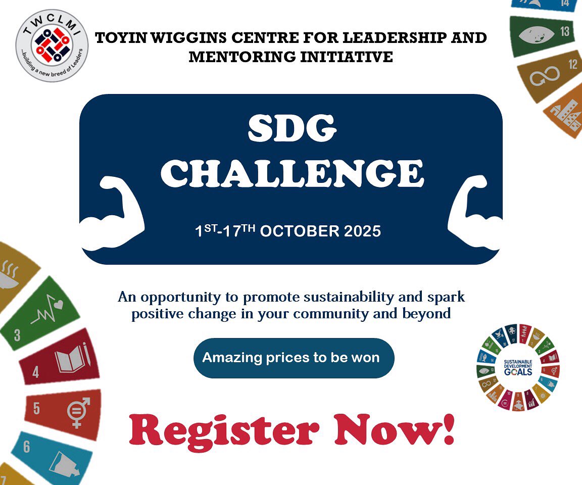 Calling all young Nigerian change makers to join the movement.

📌 Don’t just scroll, take action. 

Click the link below to register today and be part of history.

forms.gle/1iwgM66Nb31YFn…

#Youth4SDGs #SDSNYouth #unsdg #UNSDGAction
#TWCLMISDGChallenge #SDGChallenge2025