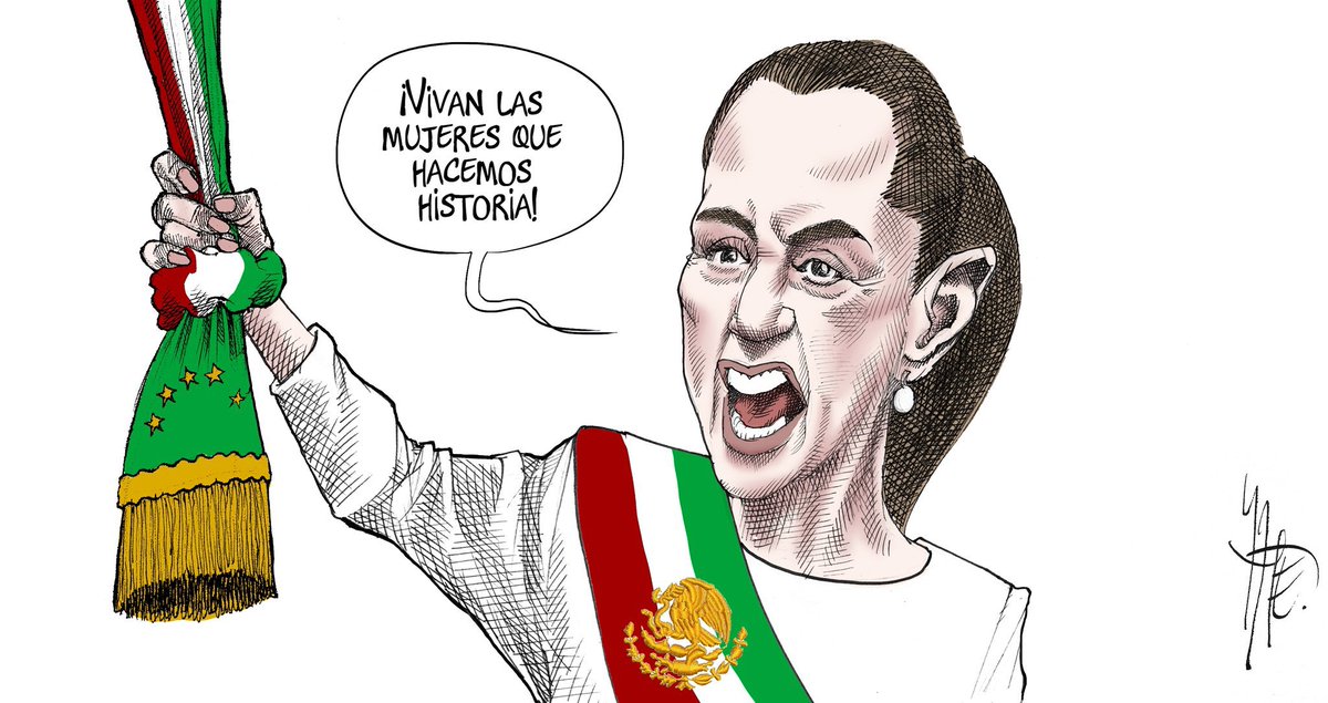 epigmenioibarra's tweet image. “El grito de la primera PresidentA de México”
@monerorape