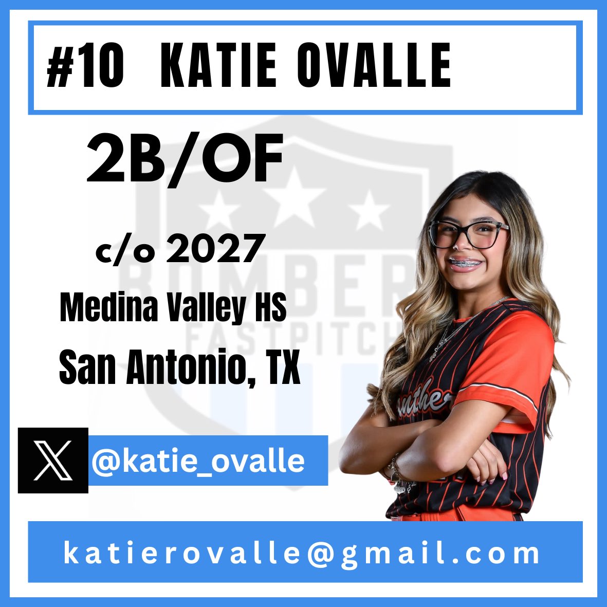 UNCOMMITTED 2027 2B/OF

<a href="/katie_ovalle/">Katie Ovalle</a> led the team this past weekend with a .600 BA! ☄️

Congrats, Katie!

<a href="/Softball_Home/">Softball Home🥎</a> <a href="/CoastRecruitsSB/">Coast Recruits 🥎</a>