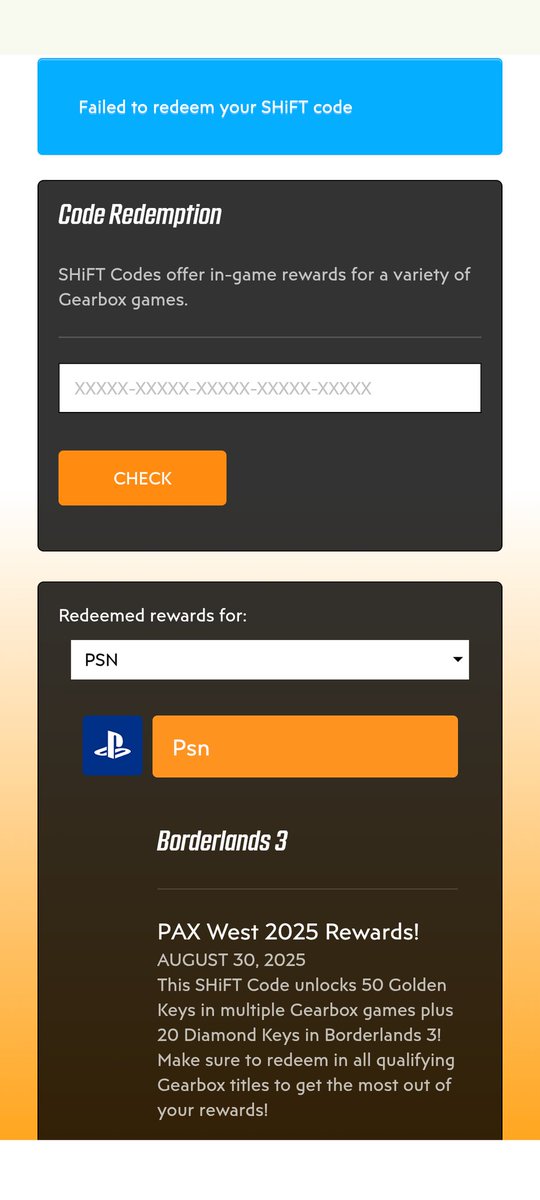 dilynf's tweet photo. @OhNoItsJustinn @Borderlands Check the feed under the code area. https://t.co/kBC5hJlhPl