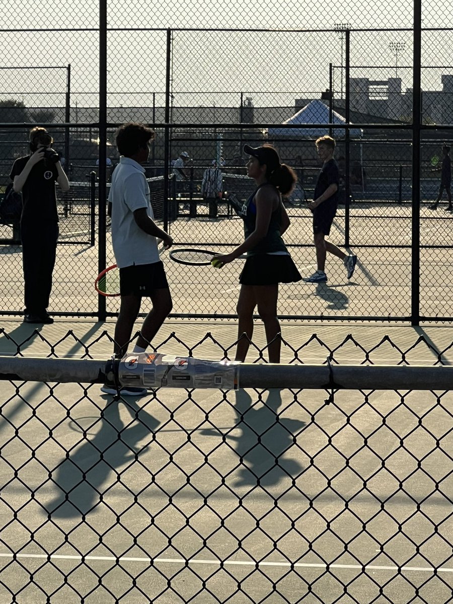 Eagles Wrestling out supporting Prosper HS Tennis as they dominate Allen HS.  Go Eagles!!!