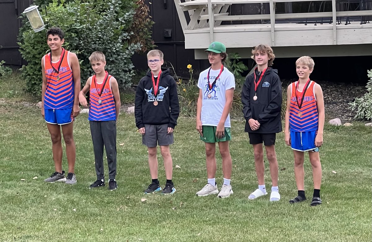 JH medals go to Casey B (5th) and Sam T (3rd)