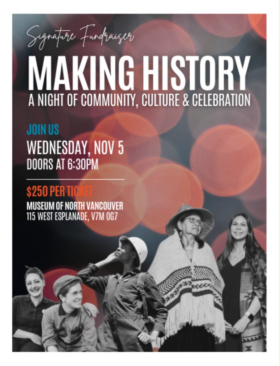 FredAboutTown's tweet image. Delighted to MC Making History, MONOVA’s inaugural fundraiser in support of innovative exhibitions, educational programming, and Indigenous storytelling at the museum of North Vancouver. Join us for a wonderful and impactful evening #BuildingCommunity monova.ca/events/ 🙏❤️