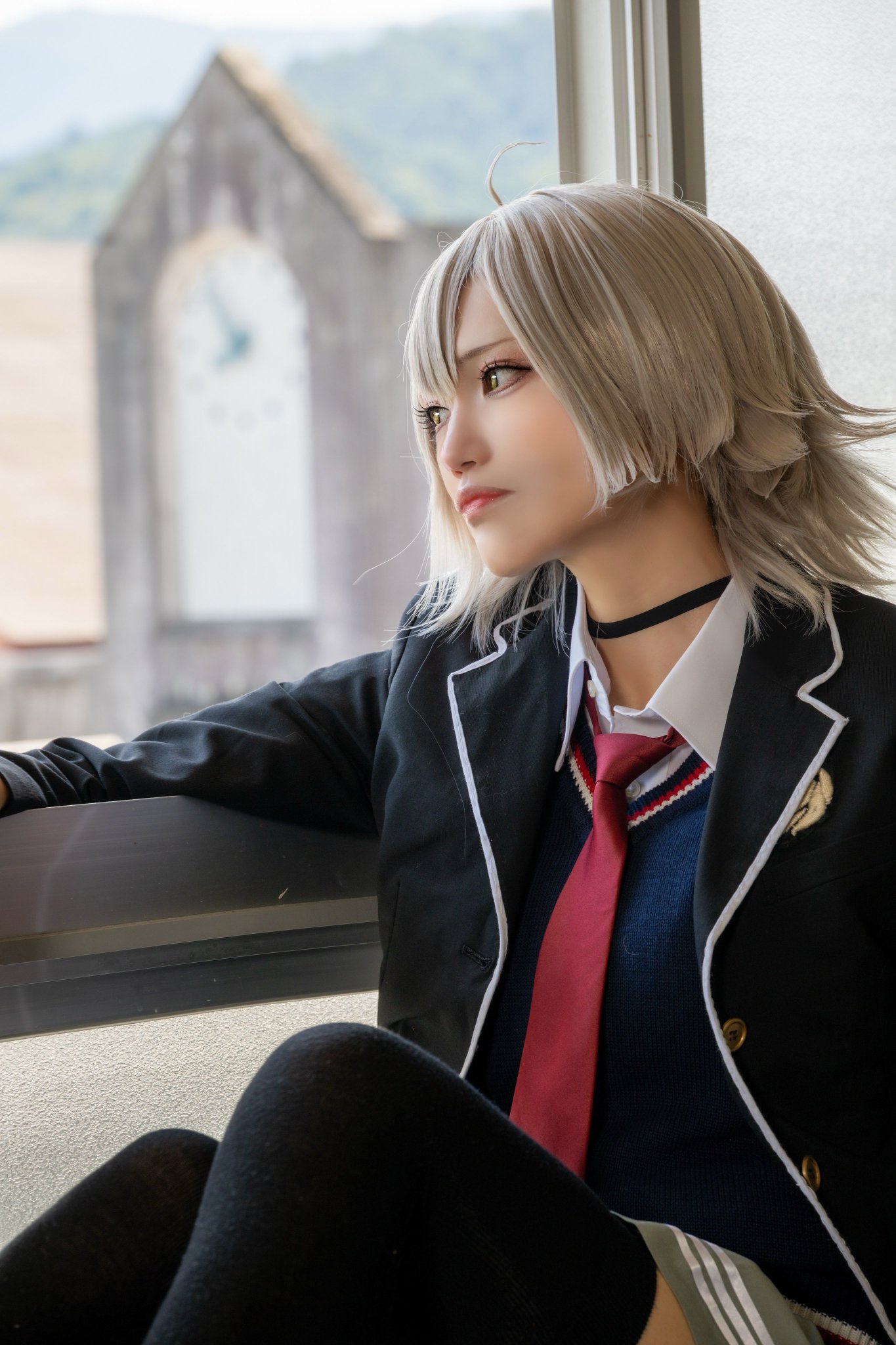 FGOコスプレ 奏章 ジャンヌオルタ 折田さん FateGrandOrder FGO 奏章2 学園制服 ジャンヌオルタ コスプレ