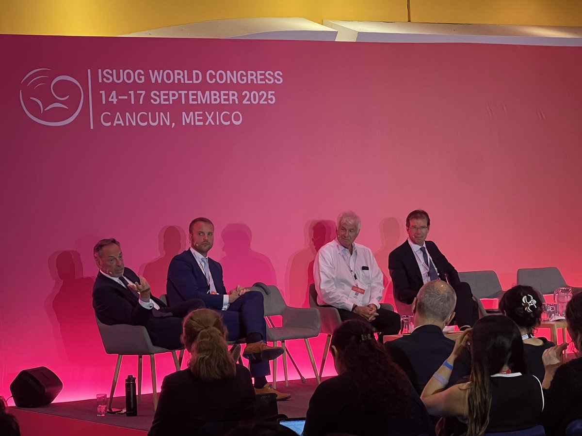 Third day. <a href="/ISUOG/">ISUOG</a> 2025 #Cancun rolls. Interesting topics: Imaging in #gynecologic onccology, evaluating ovarian parhology. Working with friends and collagues on new topics. <a href="/MadarIstvanMD/">István Madár</a> #StefanoGuerriero #DusanDjokovic <a href="/proftombourne/">Professor Tom Bourne</a> #dirktimmerman #wouterfroyman #francescamoro