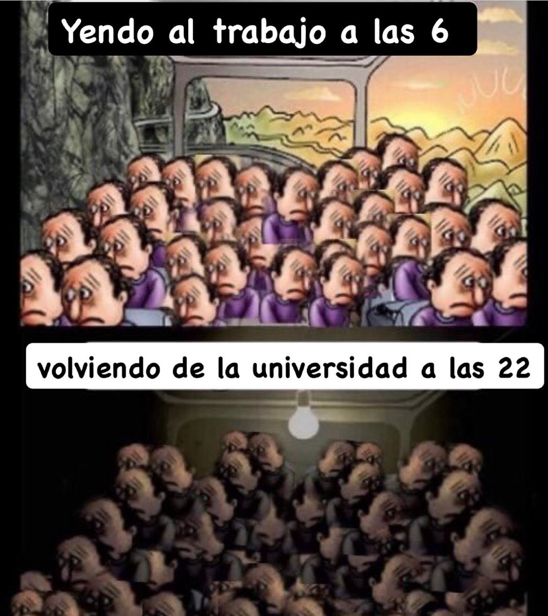 Envidia sana a esa gente que va turno mañana a la universidad y  luego se pegan una siesta hasta las 17hs,