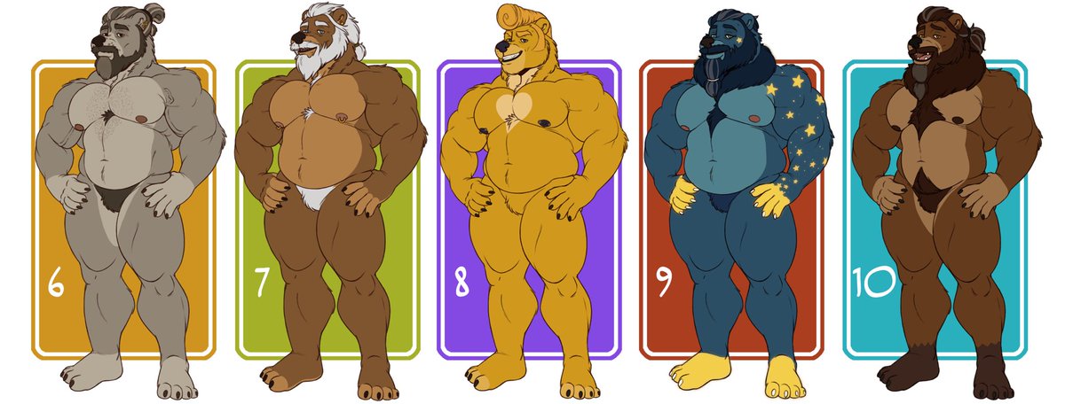 Hey! Dropping some bear dads for sale. Let’s help find them a good home. They’re $40 each (+15 for nsfw  alt) if interested, shoot an email to therantinglion717@protonmail.com
