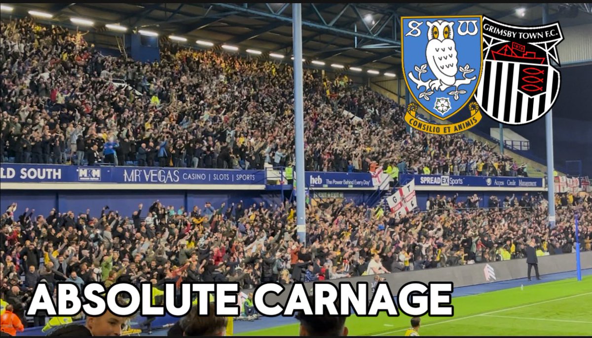 Harry Kilner (@kilnerharry) on Twitter photo New Video🚨
Wild limbs and fantastic support from over 6,000 <a href="/officialgtfc/">Grimsby Town F.C.</a> fans
<a href="/swfc/">Sheffield Wednesday</a> can now focus on the championship.
Video⬇️
youtu.be/RSmHN-xn9-A?si…
#gtfc #swfc #carabaocup
<a href="/DN35GTFC/">DN35 Podcast</a>
<a href="/upthemariners12/">Grimsby Town Reaper 🏴</a> New Video🚨
Wild limbs and fantastic support from over 6,000 <a href="/officialgtfc/">Grimsby Town F.C.</a> fans
<a href="/swfc/">Sheffield Wednesday</a> can now focus on the championship.
Video⬇️
youtu.be/RSmHN-xn9-A?si…
#gtfc #swfc #carabaocup
<a href="/DN35GTFC/">DN35 Podcast</a>
<a href="/upthemariners12/">Grimsby Town Reaper 🏴</a>