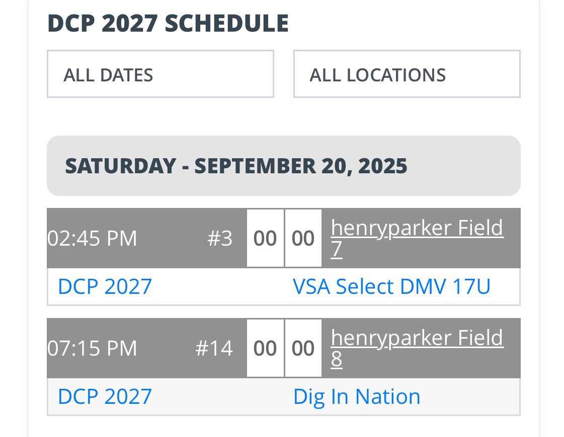 Derek Grossi (@derekgrossi_27) on Twitter photo This weekend’s schedule at the PBR 17U Maryland Fall Championship in Salisbury, MD. <a href="/PrepBaseballMD/">Prep Baseball Maryland</a> 
Looking forward to getting it started with DCP National 2027 <a href="/DcpShowcase/">DCP Baseball</a> 
<a href="/DWhigham7/">Dave Whigham</a> 
<a href="/KIBucsBaseball/">Kent Island High School Baseball</a> 
<a href="/CoachJackCheney/">Coach Cheney</a> 
<a href="/JNaill8/">Jamie Naill Jr</a> 
<a href="/LedgerPBR/">Cole Ledger</a> This weekend’s schedule at the PBR 17U Maryland Fall Championship in Salisbury, MD. <a href="/PrepBaseballMD/">Prep Baseball Maryland</a> 
Looking forward to getting it started with DCP National 2027 <a href="/DcpShowcase/">DCP Baseball</a> 
<a href="/DWhigham7/">Dave Whigham</a> 
<a href="/KIBucsBaseball/">Kent Island High School Baseball</a> 
<a href="/CoachJackCheney/">Coach Cheney</a> 
<a href="/JNaill8/">Jamie Naill Jr</a> 
<a href="/LedgerPBR/">Cole Ledger</a>