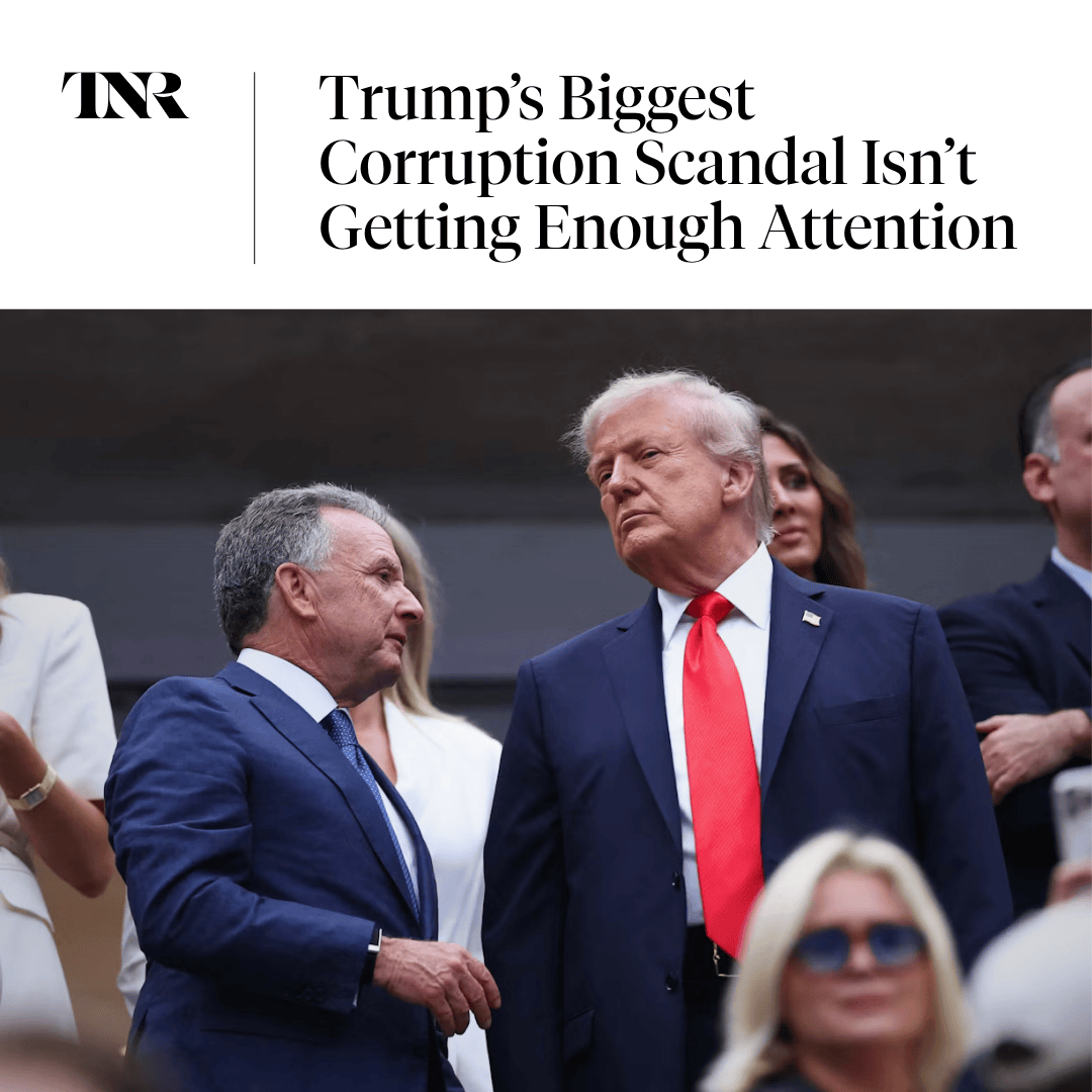 This could be “the largest public corruption scandal in the history of the United States"—amounting to a $2B bribe from an Emirati royal and the sale of the world’s most valuable artificial intelligence chips to the UAE, despite national security concern. trib.al/xg5hGXE