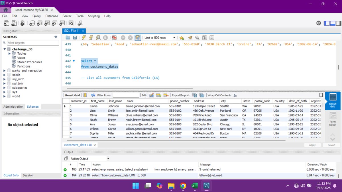 arucole001's tweet image. Day 15 of #30DaysOfSQL 🚀

Today I learned about Keys → the backbone of relational databases.🧵