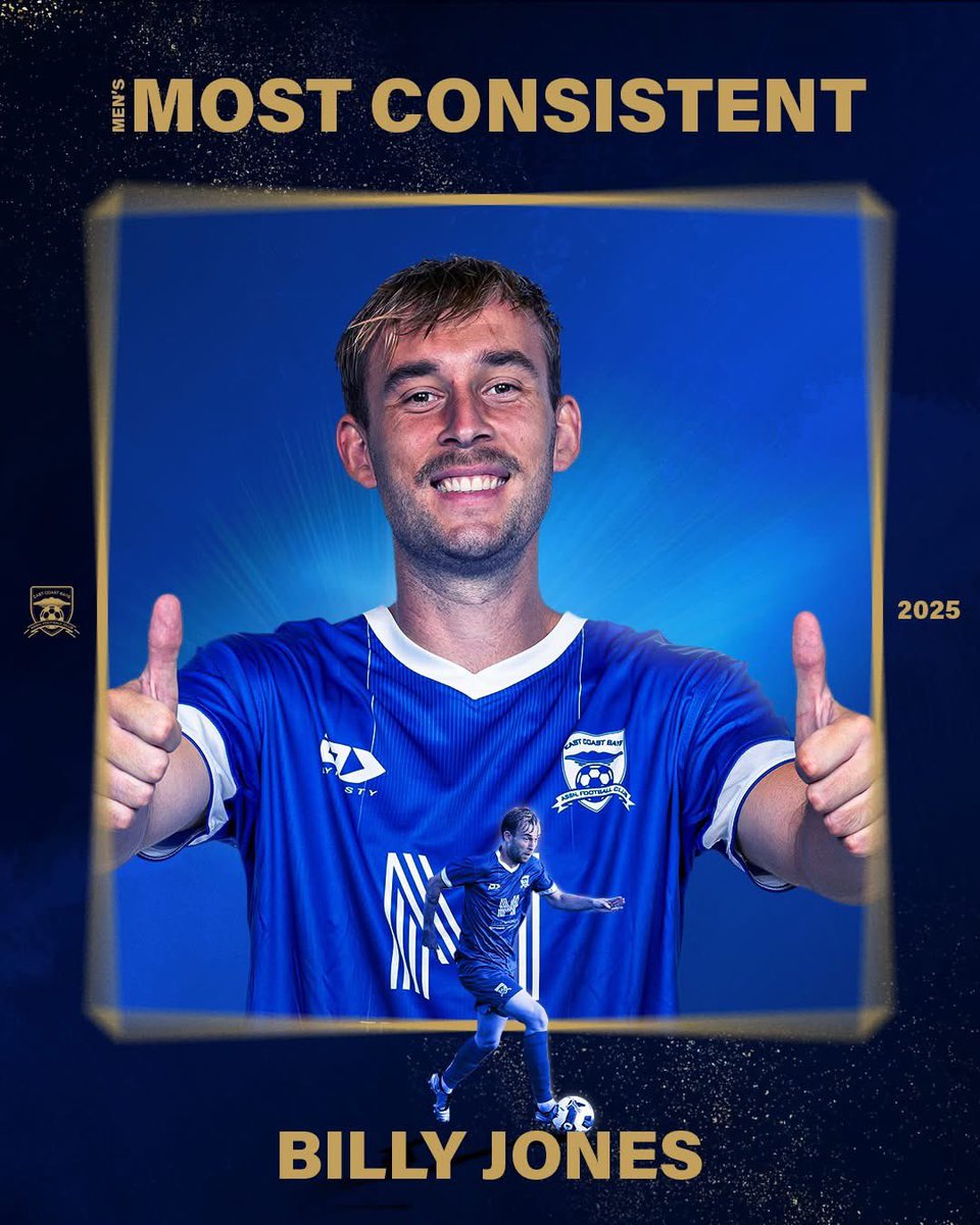🏆 MEN’S MOST CONSISTENT 💪

They call him Mr Consistent. Congratulations Billy who was a major part of our strong defensive unit this season! 🚌👏

#BlueWave 🌊