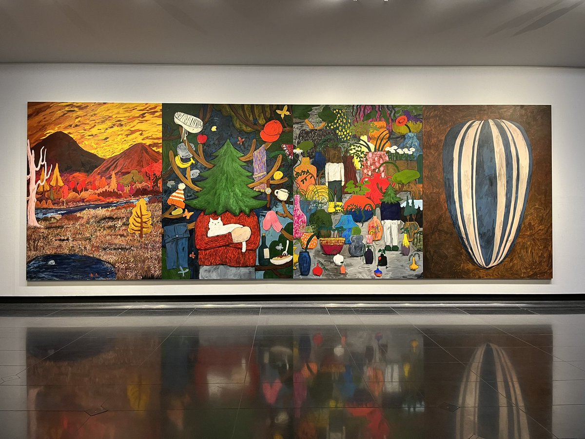 【「平子雄一展 ORIGIN」（岡山県立美術館）開幕レポート】
bijutsutecho.com/magazine/news/…

人間と植物との関係をテーマに作品を制作してきたアーティスト・平子雄一の個展「平子雄一展 ORIGIN」が、岡山県立美術館で開幕しました。会場の様子をレポートします。