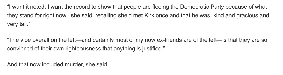 I registered as a Republican last week. 

I want it noted that people are fleeing the Democratic party. And we are well past caring about being smeared as "alt-right." It's dumb.

Thanks <a href="/Chadwick_Moore/">Chadwick Moore</a> for including me in your article about why we are fleeing <a href="/TheDemocrats/">Democrats</a>