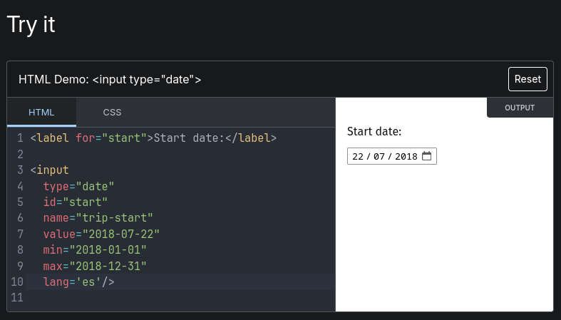 I just figurate out that the "lang" attribute of HTML input elements is ignored on Chromium browsers

This issue has been known for years, but Chromium developers haven't done anything yet (issues.chromium.org/issues/40372621)

Chromium // Firefox