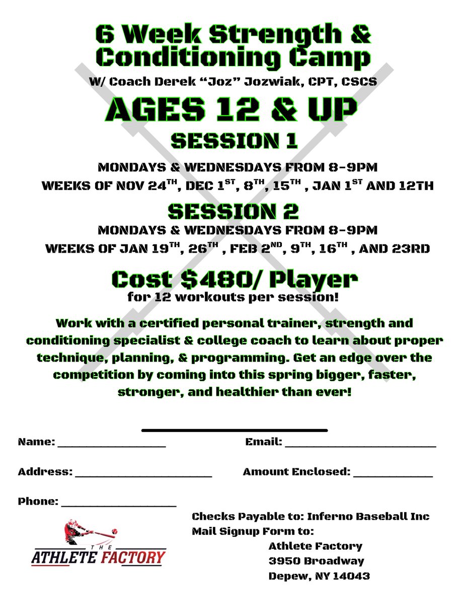 The main difference between:
Small diamond &amp; Big diamond
Modified to JV to Varsity
High school to college
Freshmen to upper class

SIZE, STRENGTH, &amp; PHYSICALITY

Whether you’re not sure what to do in the gym or looking to learn more…check out my SnC camp and let’s get to work!!!