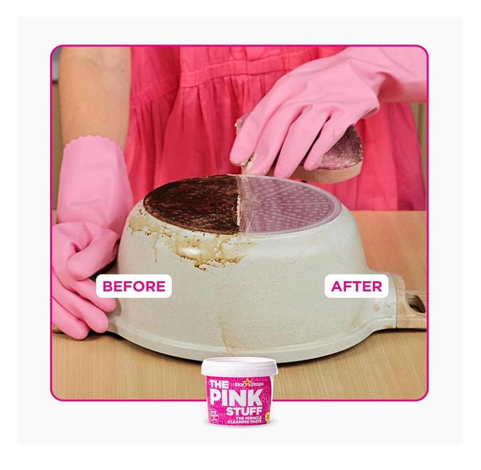 Homegoods2you's tweet photo. Say goodbye to tough stains ✨ The Pink Stuff is the miracle cleaning paste that tackles grime on nearly any surface — gentle, powerful, &amp; smells like rhubarb 🌸 Your home will thank you! 👉 https://t.co/ONUUz9CC0d

#AmazonFinds #CleaningHacks #ThePinkStuff https://t.co/TLxWwlEV1u
