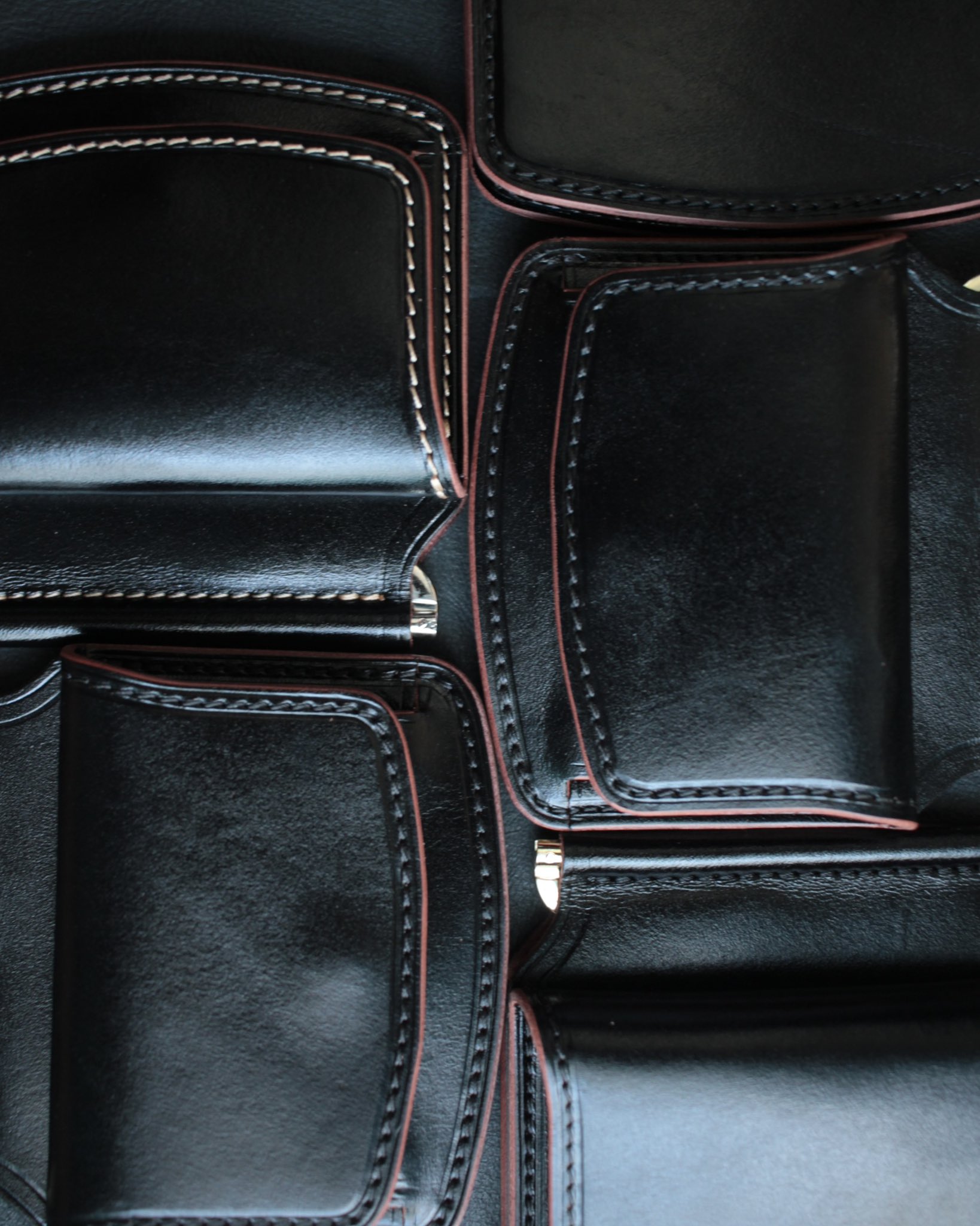 黒*帥様 6t leather works ウォレット　パッチカスタム 黒*帥様 6t leather works ウォレット パッチカスタム