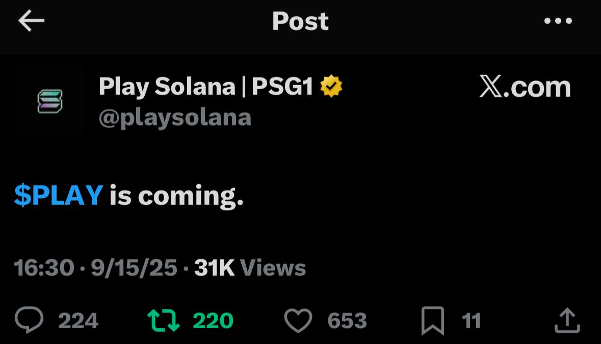 MAX JEFF (@maxjeff_3) on Twitter photo Step-by-Step Guide to Claim Daily XP on $PLAY
<a href="/playsolana/">Play Solana | PSG1</a>
Like and retweet
Tag your friends.
1/ 🚀 How to Claim Daily XP on $PLAY
XP = your ticket to the $PLAY airdrop.
More XP = bigger rewards.
Here’s how ANYONE can start stacking XP daily on PlayDEX 👇
2/ 🎮 Step 1: Set up Step-by-Step Guide to Claim Daily XP on $PLAY
<a href="/playsolana/">Play Solana | PSG1</a>
Like and retweet
Tag your friends.
1/ 🚀 How to Claim Daily XP on $PLAY
XP = your ticket to the $PLAY airdrop.
More XP = bigger rewards.
Here’s how ANYONE can start stacking XP daily on PlayDEX 👇
2/ 🎮 Step 1: Set up