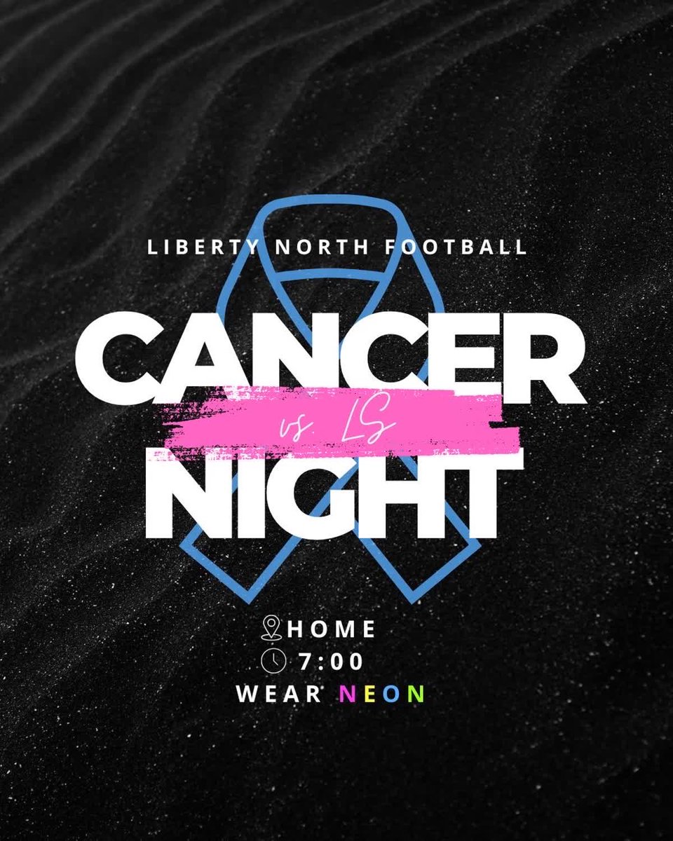 💜 Friday Night we play for more than the scoreboard—we play for every fighter, survivor, and angel in the stands. 

WAR 🦅
#CancerAwareness