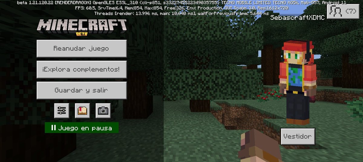Épico 🗿🍷
Por alguna razón me recuerda a la pantalla de pausa del Minecraft Bedrock por la 1.16 🤔 talvez está inspirado