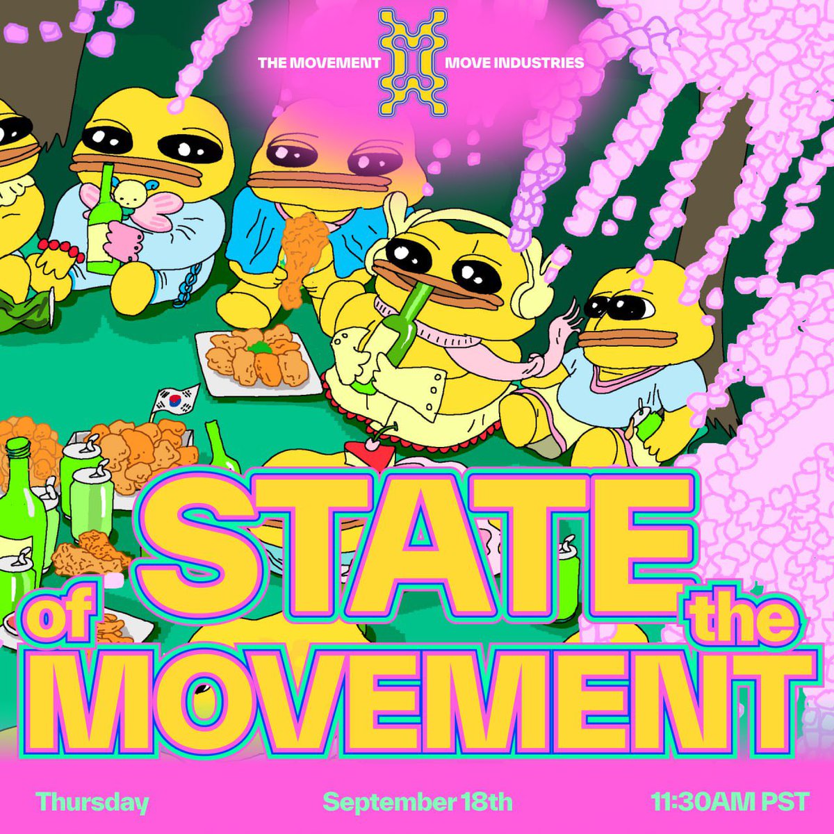 It’s been a roller coaster but the mission remains the same:

Build for the People

<a href="/torabyou/">Torab</a> and I never lost sight of that purpose

Movement 2.0 is coming.
Come through Thursday to learn more 🫡

🗓️Thursday September 18 11:30AM PST
x.com/i/spaces/1yoKM…