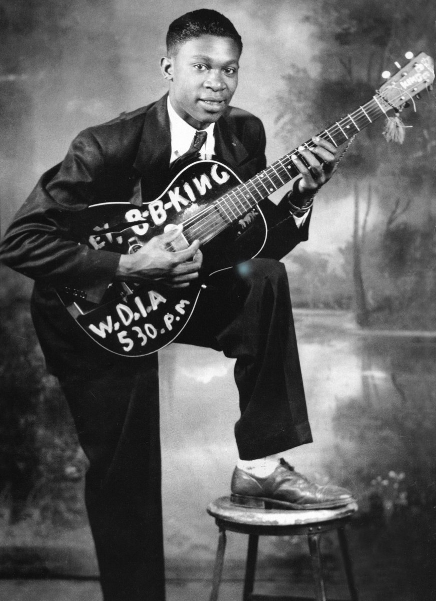 On this day in 1925, B.B. King was born in Itta Bena, Mississippi. 

From the cotton fields to the world stage, he rose to reign as one of the Three Kings of the Blues Guitar. With his blistering guitar work, aching vocals, and his faithful Lucille in hand, B.B. didn’t just play