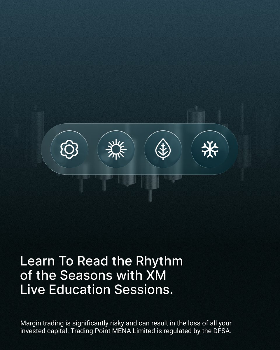 XMMENA's tweet image. Markets have seasons too. 🌾 
Keep learning with us ➡️xm.com/mena/learning-…  

#XMMENA #LearnWithXM #Commodities