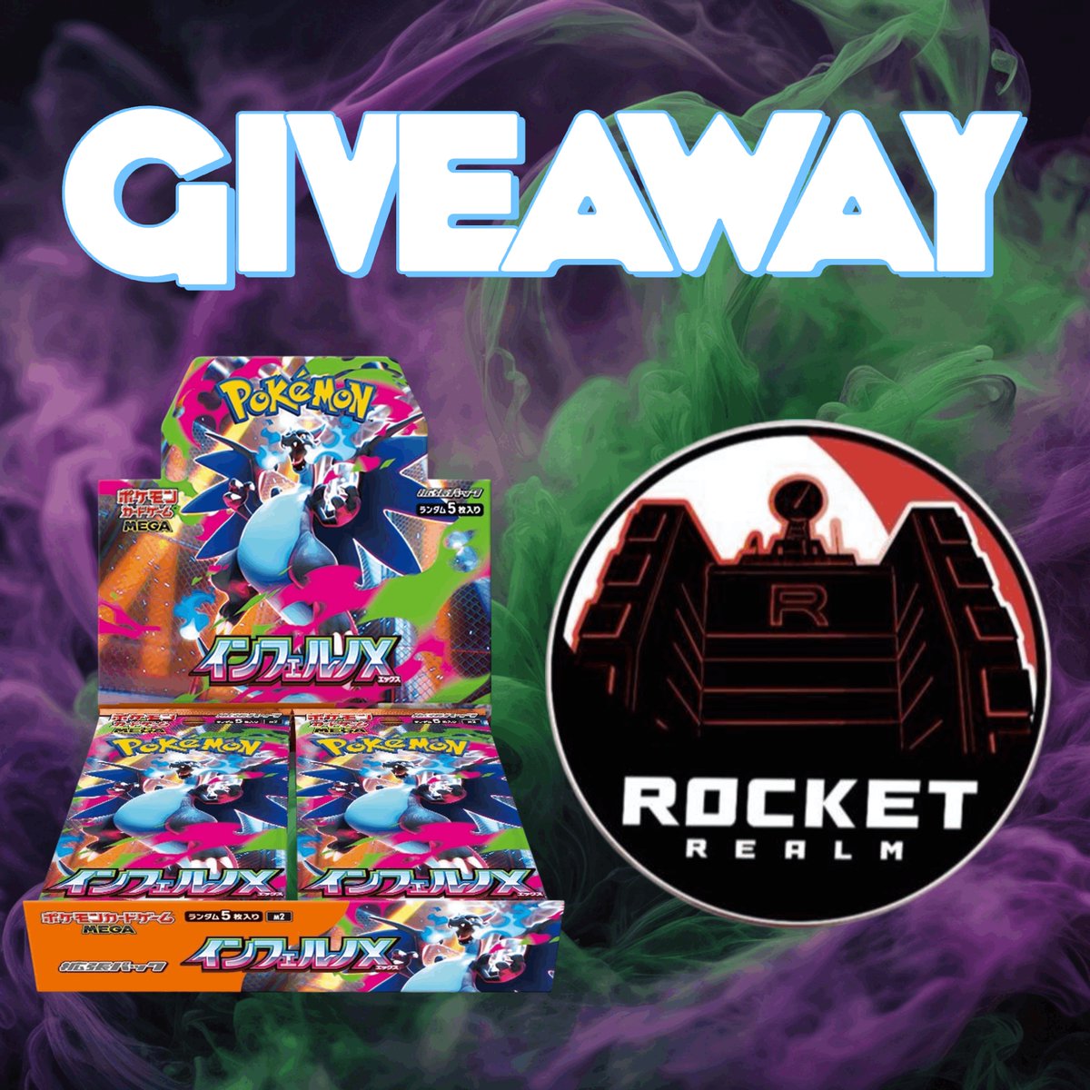SteeloAndKri (@steeloandkri) on Twitter photo 🎁 Inferno X Booster Box Giveaway 🎁
To join:
➡️ Follow <a href="/RocketRealmTCG/">RocketRealm</a> & <a href="/SteeloAndKri/">SteeloAndKri</a>
➡️ Repost and Like THIS Tweet
1 Winner will receive an Inferno X Booster Box! Ends on October 1st.
US Only. Good luck! 🤞
#PokemonTCG 🎁 Inferno X Booster Box Giveaway 🎁
To join:
➡️ Follow <a href="/RocketRealmTCG/">RocketRealm</a> & <a href="/SteeloAndKri/">SteeloAndKri</a>
➡️ Repost and Like THIS Tweet
1 Winner will receive an Inferno X Booster Box! Ends on October 1st.
US Only. Good luck! 🤞
#PokemonTCG