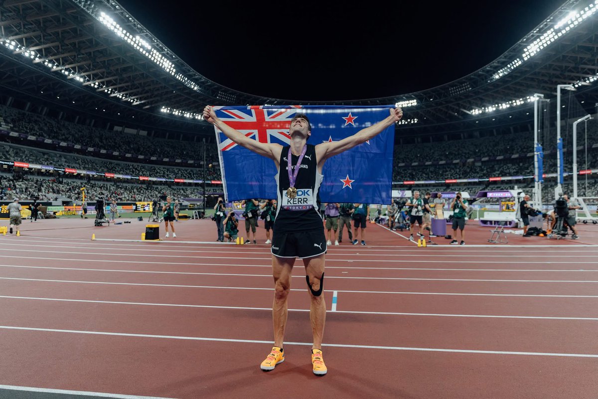 Two World Champions in two days!

🥇Congratulations to NZ athletes, George Beamish (3000m Steeplechase) &amp; Hamish Kerr (High Jump)🥇

📸 Athletics New Zealand

#WorldAthleticsChamps #GoKiwi