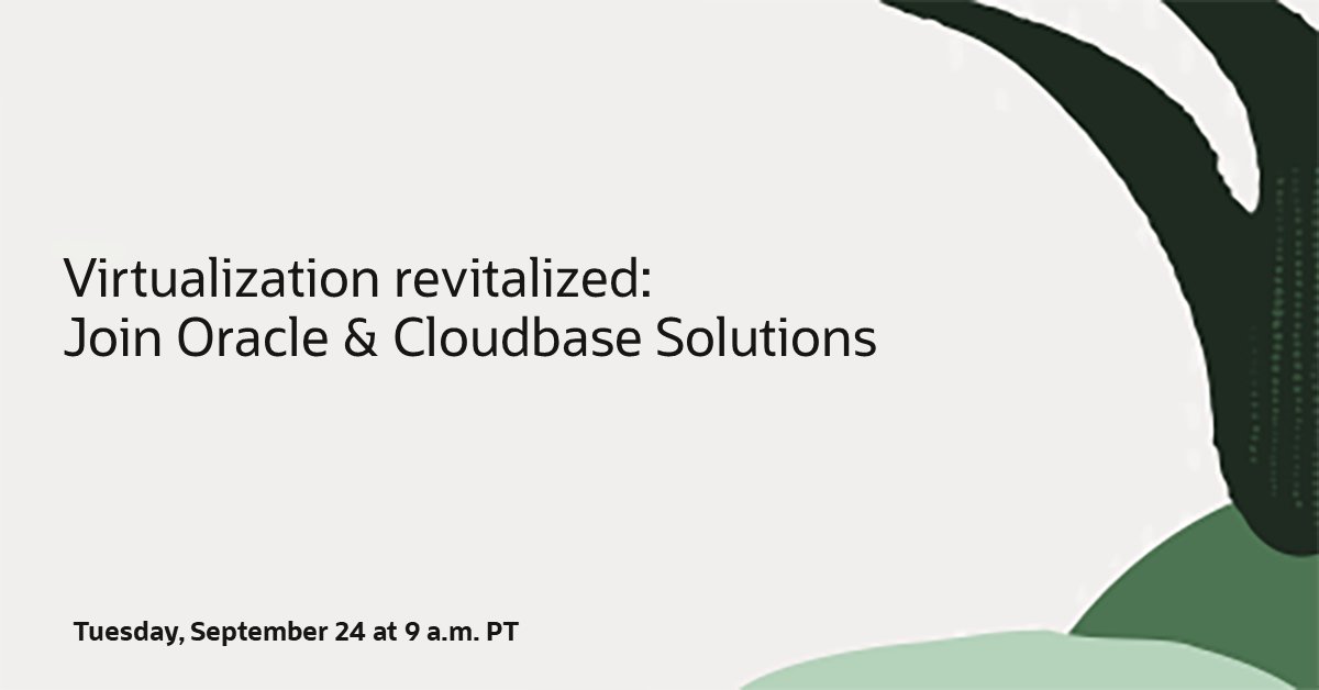 OracleLinux's tweet image. Are high costs making you rethink your virtualization strategy? Discover a solution that can boost your performance & resiliency without overwhelming your budget. social.ora.cl/6015ARwSL