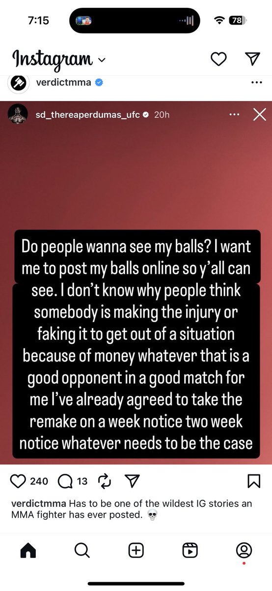 noahelevi's tweet photo. @MmaWeezy reaction please https://t.co/N0iUTY88j6