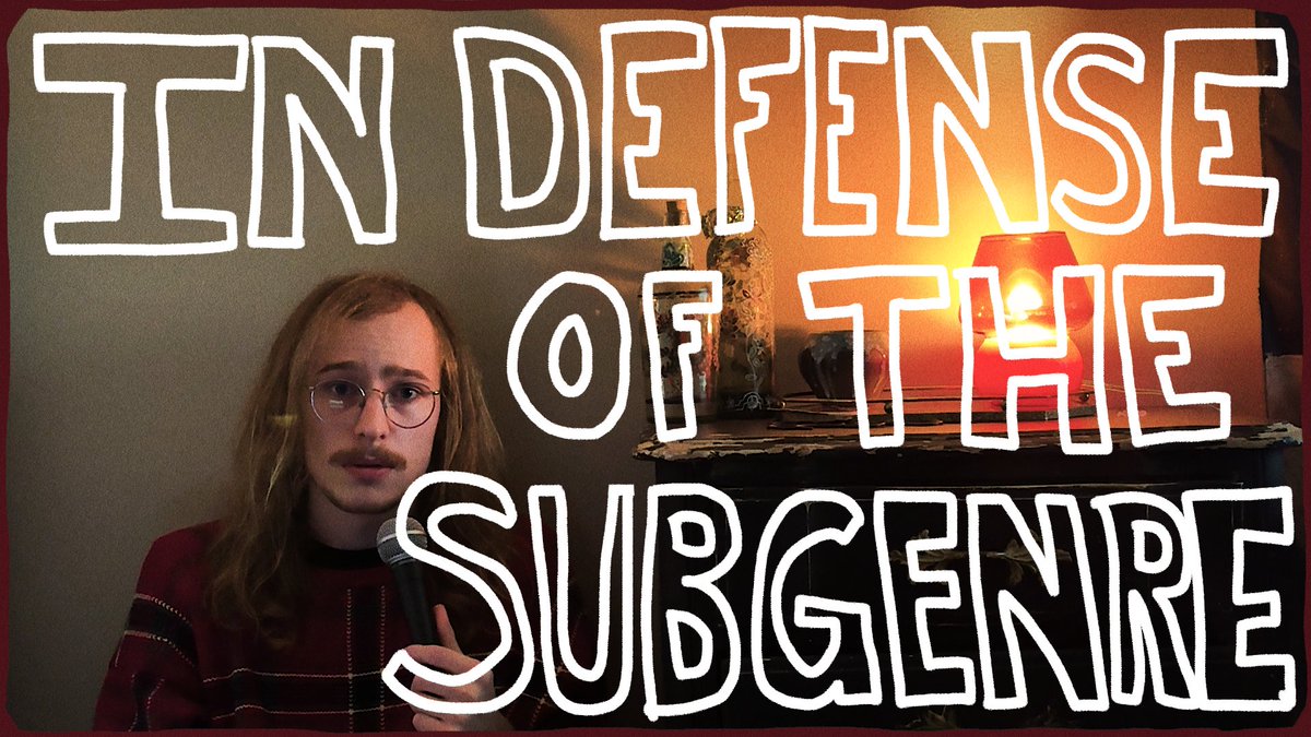 In Defense of the Subgenre
youtu.be/R39snej4GLc?si…