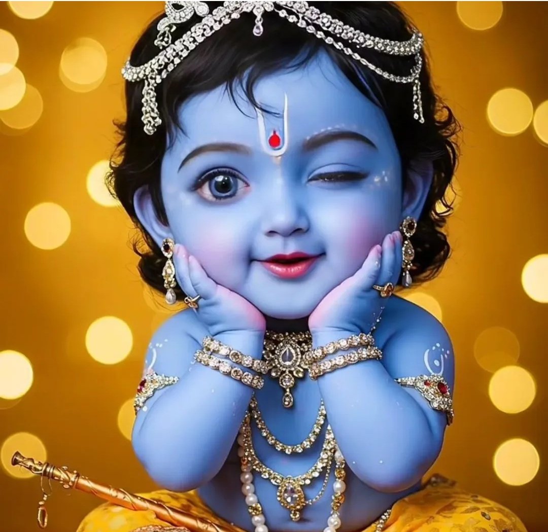 hari_priye_'s tweet image. Krishna Morning 💛