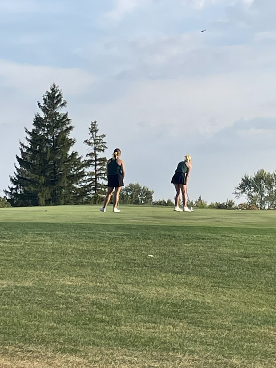 The Lady Knights Golf team celebrates Senior Night tonight. Thank you to our Seniors Ava Bales and Julia Beatty for your leadership and dedication to the program.