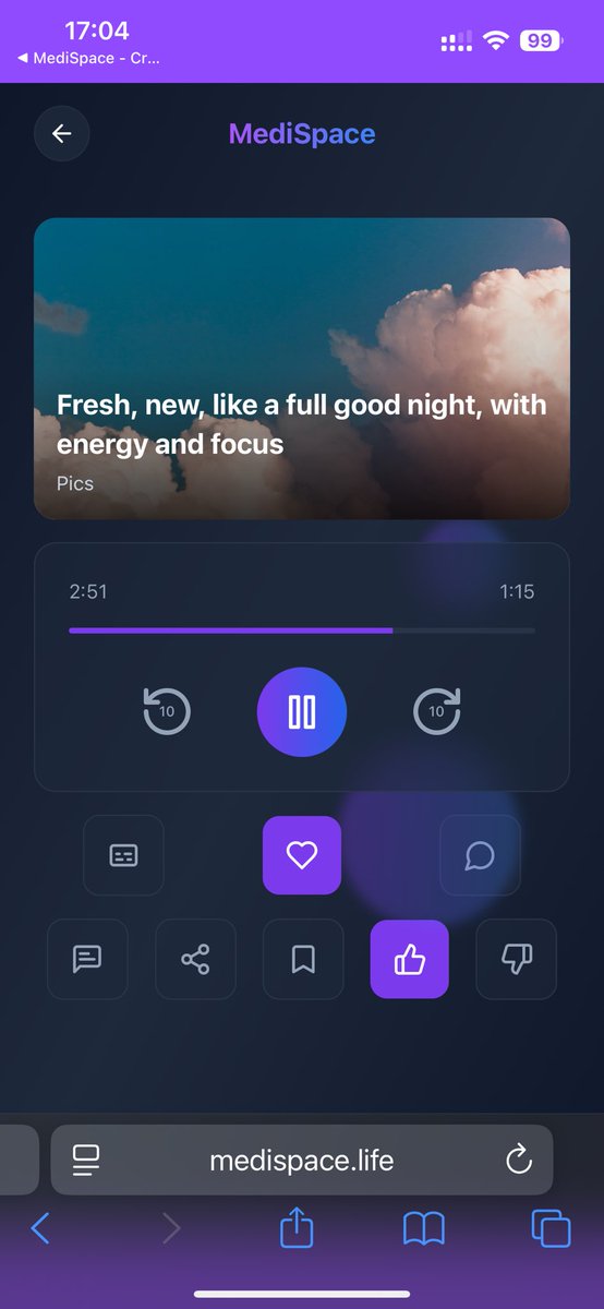 Critique2Create's tweet image. MediSpace.Life - Free Meditation tools, meditation made easier with AI guided meditations! Developed with @boltdotnew  😀