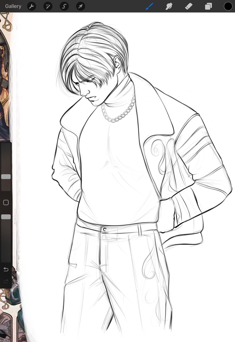 A warm-up sketch after a long break