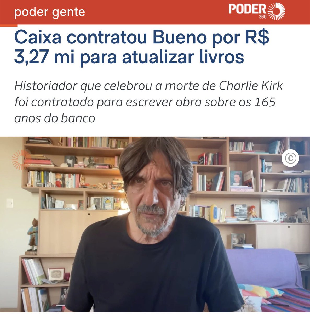 brmariafernanda's tweet photo. Sabe aquele cara que celebrou o assassinato de Kirk e de opositores políticos  nas redes? Pois bem, NÓS pagamos a contratação dele, SEM LICITAÇÃO, para prestar serviço para a Caixa Econômica Federal. INACREDITÁVEL! https://t.co/DjmXG8l97w