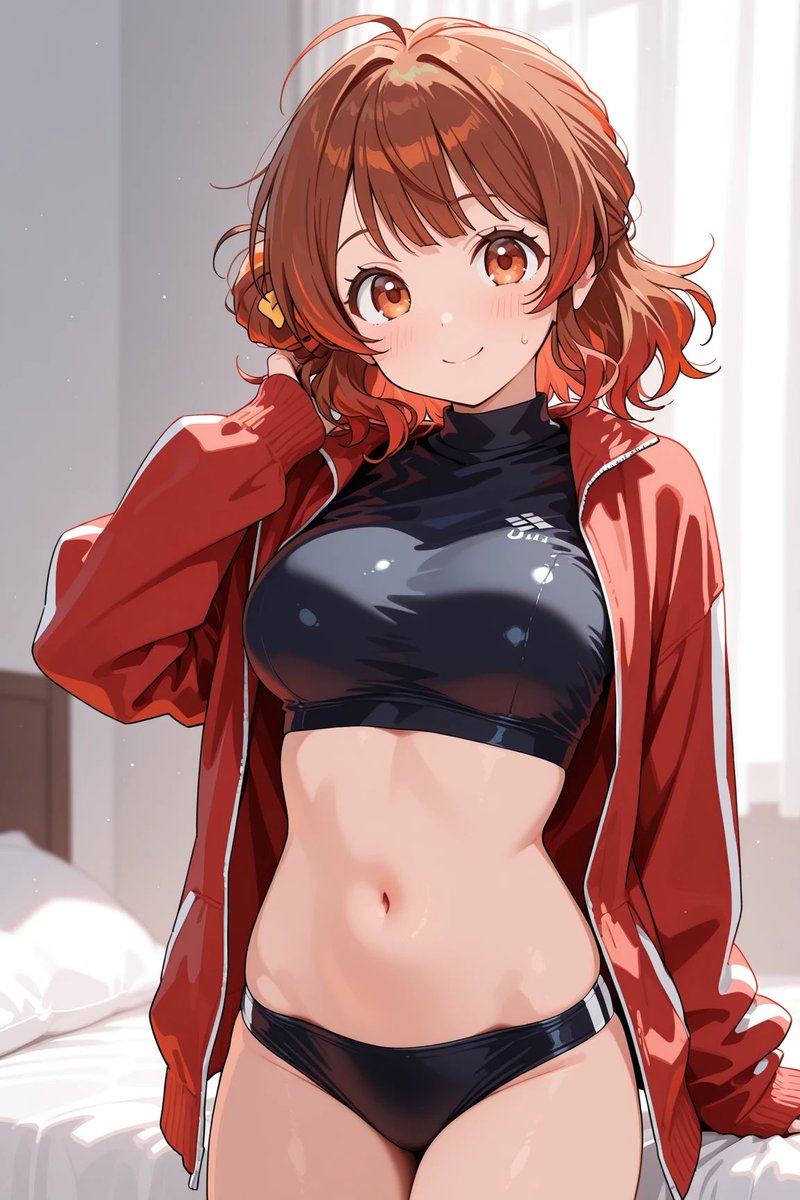 rarusan48's tweet image. ランニング帰りの花海姉妹✨

#花海佑芽
#花海咲季
 #AIイラスト 
#学園アイドルマスター