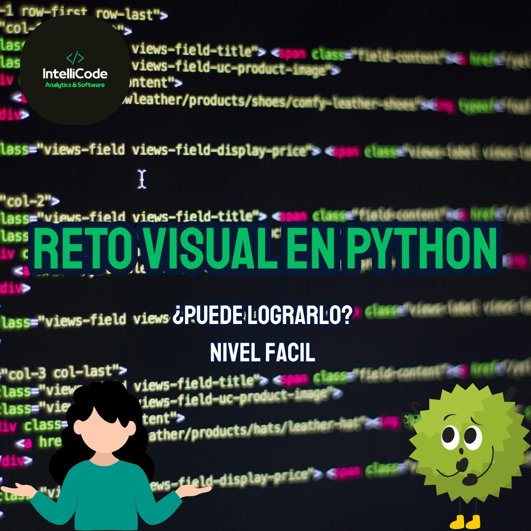 IntelliCodeA_S's tweet image. 💻🔥 Nuevo reto de programación en #Python
👉 ¿Te animas a resolverlo sin correr el código?
✅ Deja tu respuesta abajo
🔁 Comparte para retar a tus amigos
📌 Síguenos para más desafíos diarios

#Programación #Coding #Dev #Python