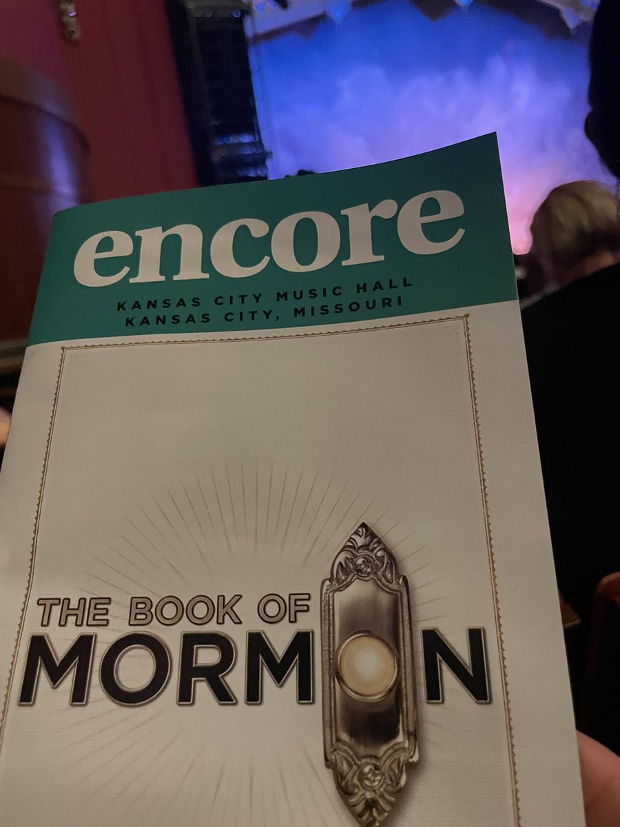 Last night I was hosting the Frank White Recall Debate <a href="/KCLibrary/">KCMO Public Library</a>. Tonight, we’re decompressing with The Book of Mormon at the Music Hall. What a great way to spend a Tuesday night in KC. 
<a href="/TheaterLeague/">Theater League</a> <a href="/BookofMormon/">THE BOOK OF MORMON</a>