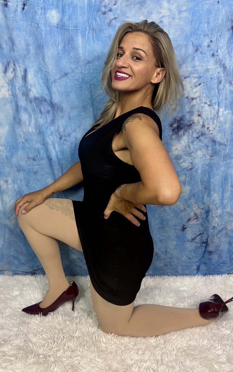 ✨ It’s Tights Tuesday, &amp; I’ve got a brand-new photoset waiting for you on Patreon! 🩷 From bold poses to sleek style, this one’s all about showing off the power of classic nude tights paired with a little edge in my little black dress. 🔥

Full set at Patreon.com/PortuguesePowe… 💕