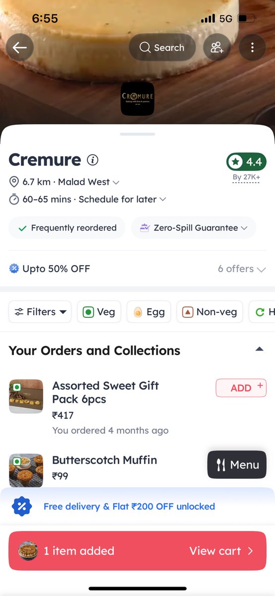 RealPuriToka's tweet photo. @SwiggyCares @Swiggy @jagograhakjago @zomatocare @suchetadalal @mumbaimatterz @NDTVFood @aajtak @zomato @timesofindia The same outlet’s distance while I am ordering via Zomato. 

But if I use your logic then the distance is more than 7 kms (distance from Outlet to my Home).
I guess Swiggy is following a different approach. https://t.co/gHeJPxiqrX