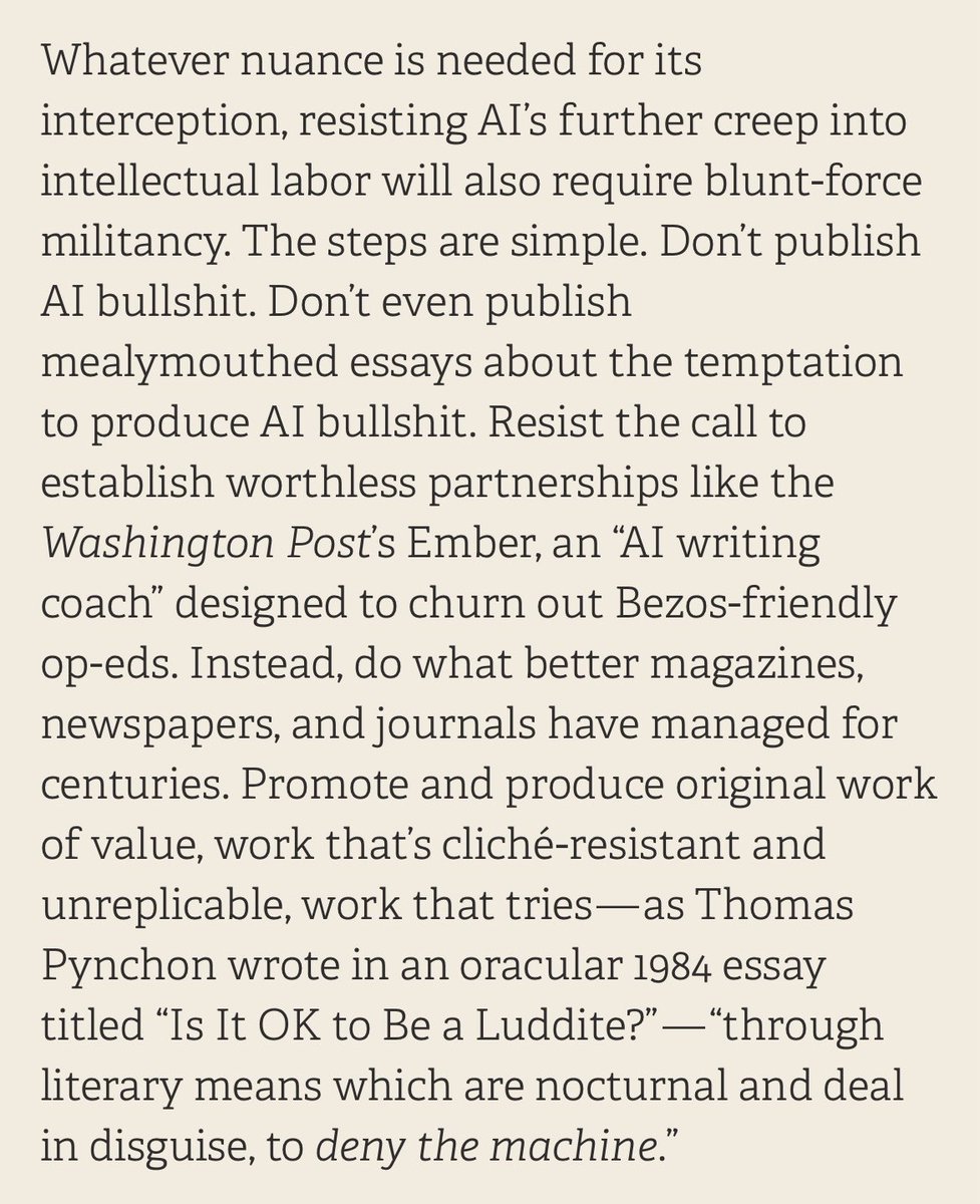“Put plainly, you should feel bad for using AI.”

Thank God for N+1 🔗👇
