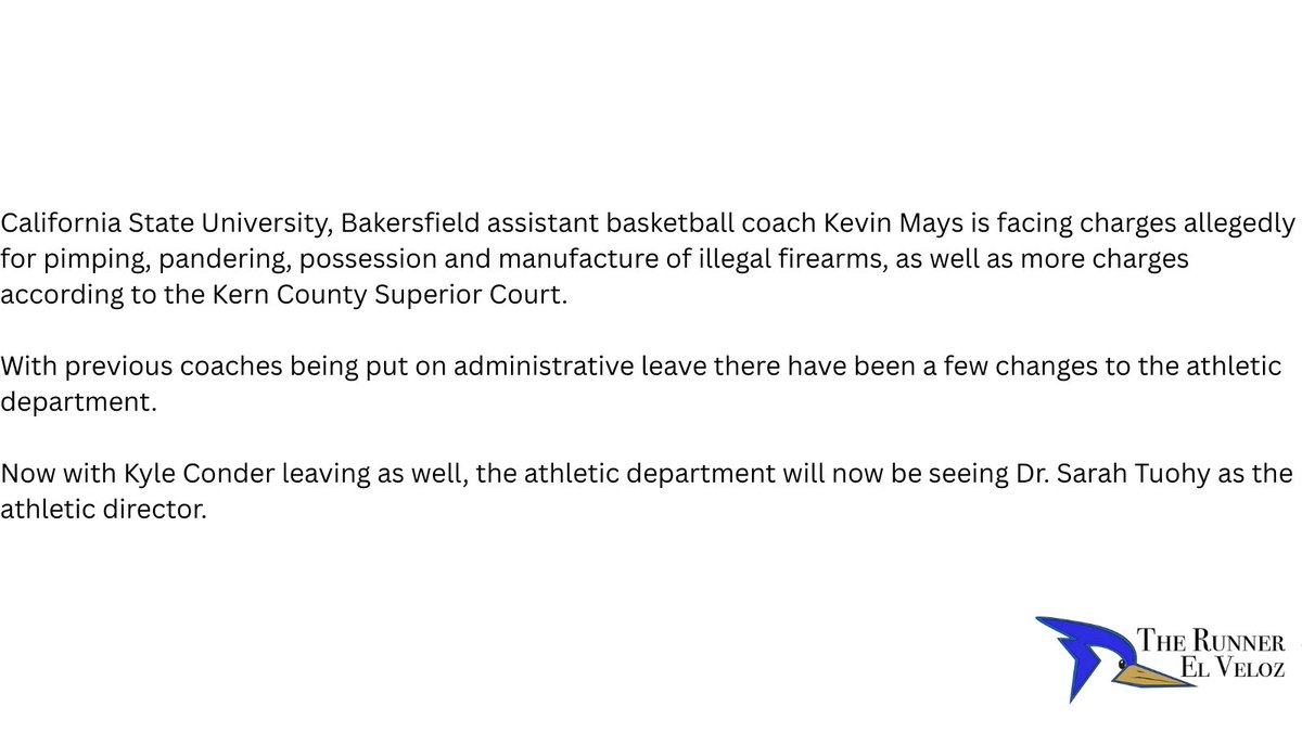 The Runner at CSUB tweet media